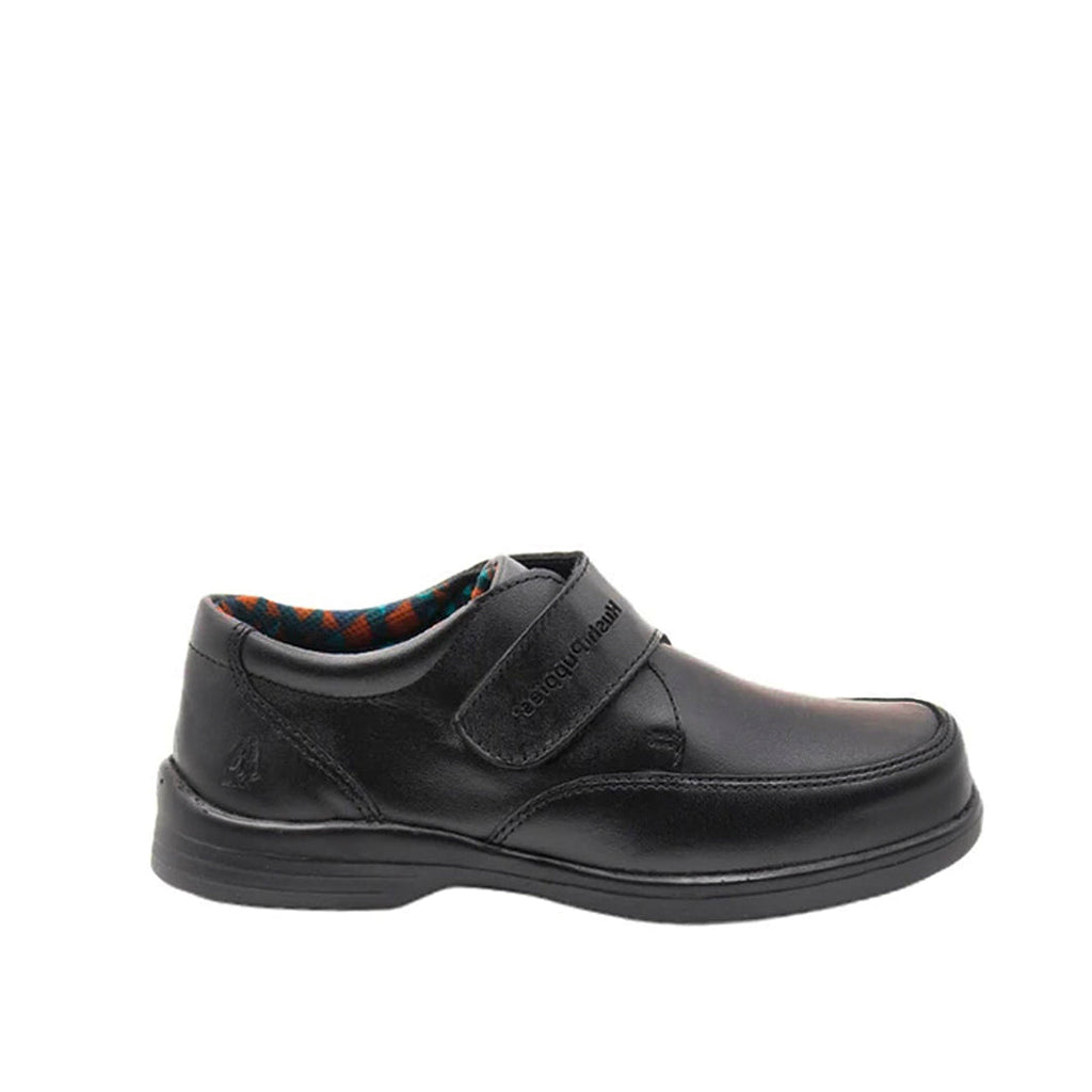 Zapatos escolares Luka velcro negro para Niños