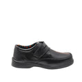 Zapatos escolares Luka velcro negro para Niños