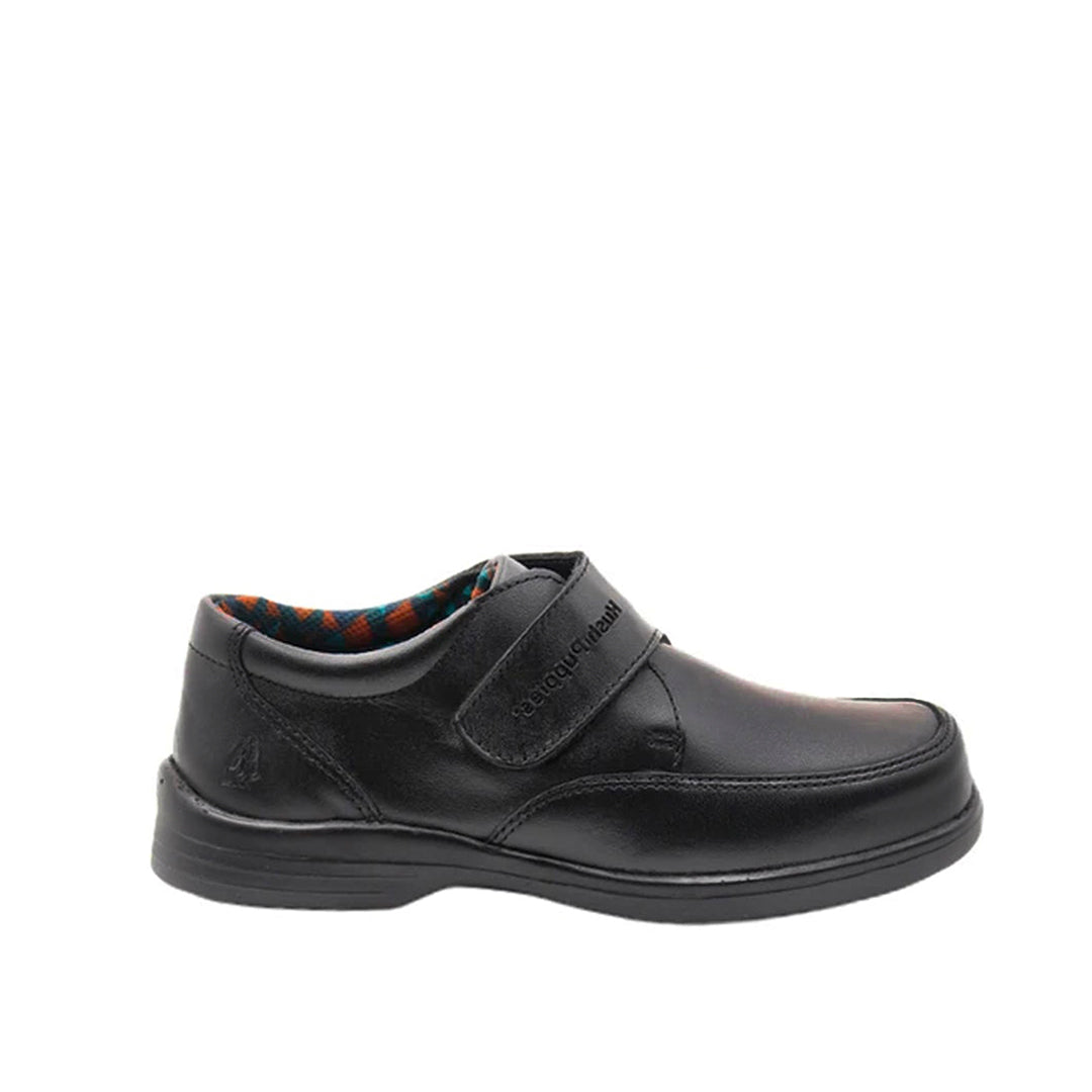 Zapatos escolares Luka velcro negro para Niños