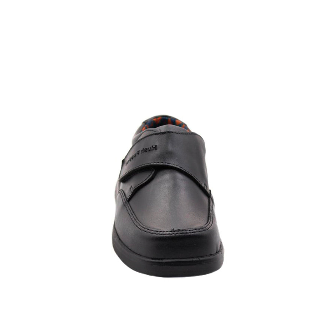 Zapatos escolares Luka velcro negro para Niños