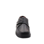 Zapatos escolares Luka velcro negro para Niños