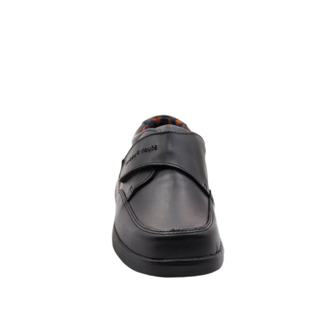 Zapatos escolares Luka velcro negro para Niños