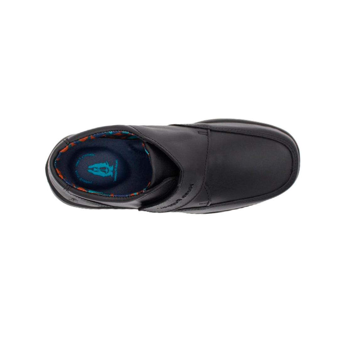 Zapatos escolares Luka velcro negro para Niños