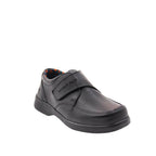 Zapatos escolares Luka velcro negro para Niños