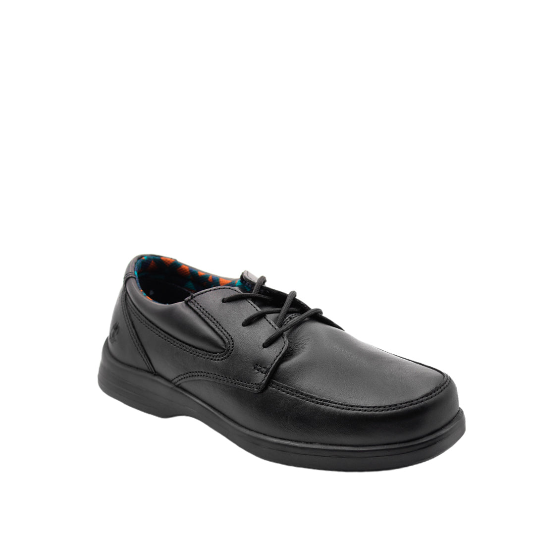 Zapatos escolares Luka OX negro para Niños