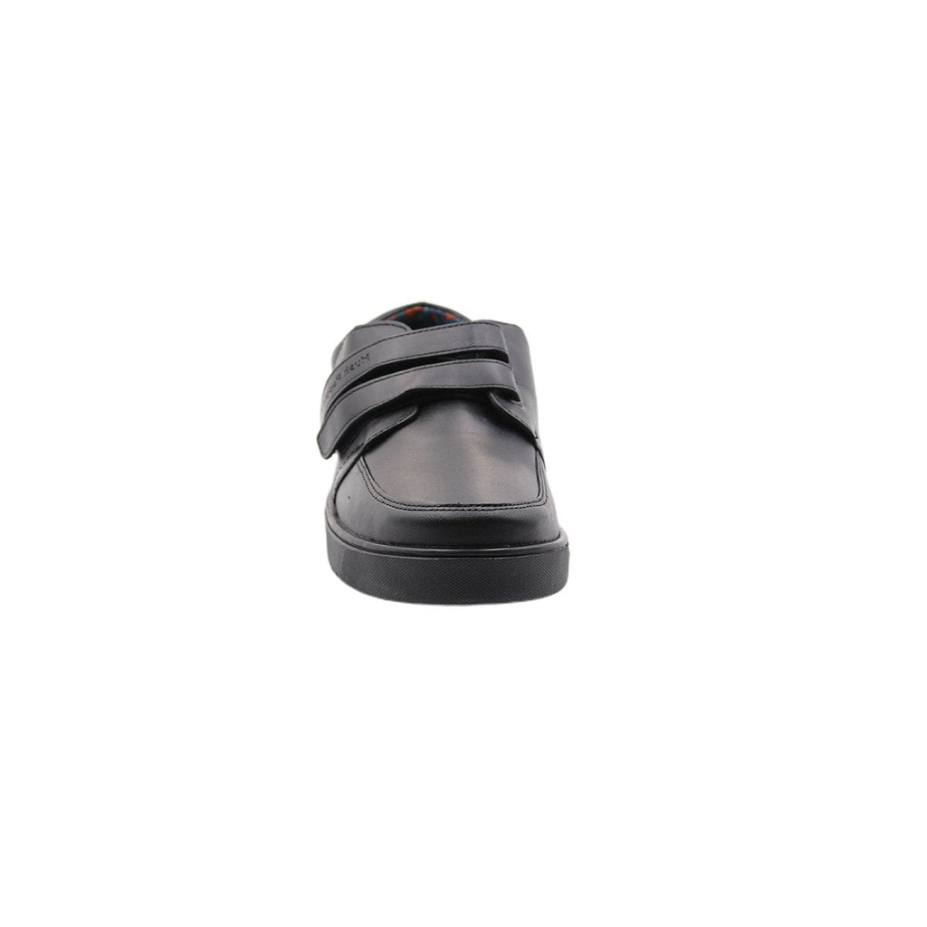 Zapatos escolares Ed04 velcro negro para Niños