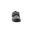 Zapatos escolares Ed04 velcro negro para Niños