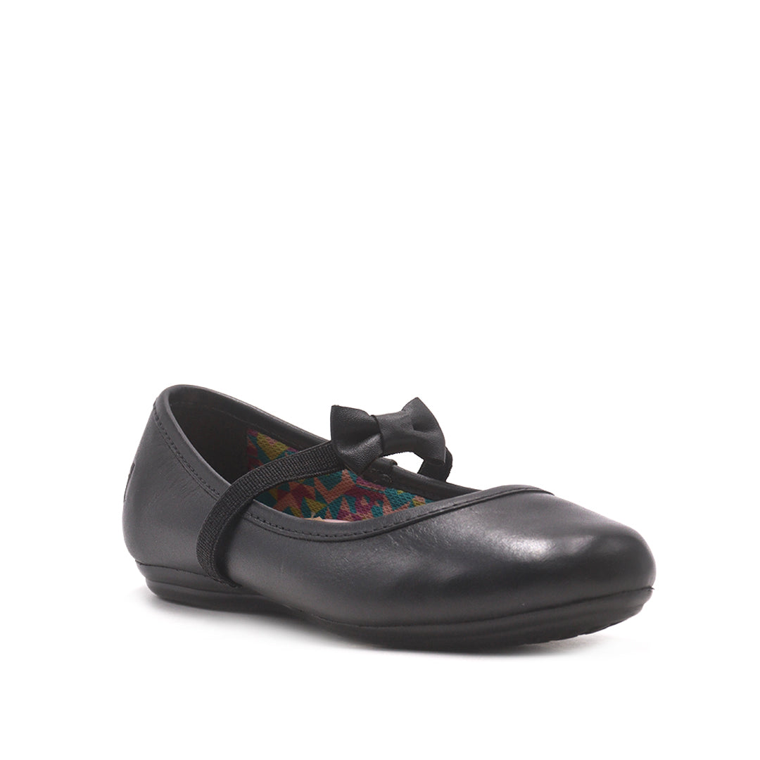 Ballerinas escolares Adrianna para niña color negro