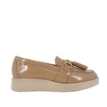 Mocasines Rennata beige para Mujer