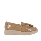Mocasines Rennata beige para Mujer