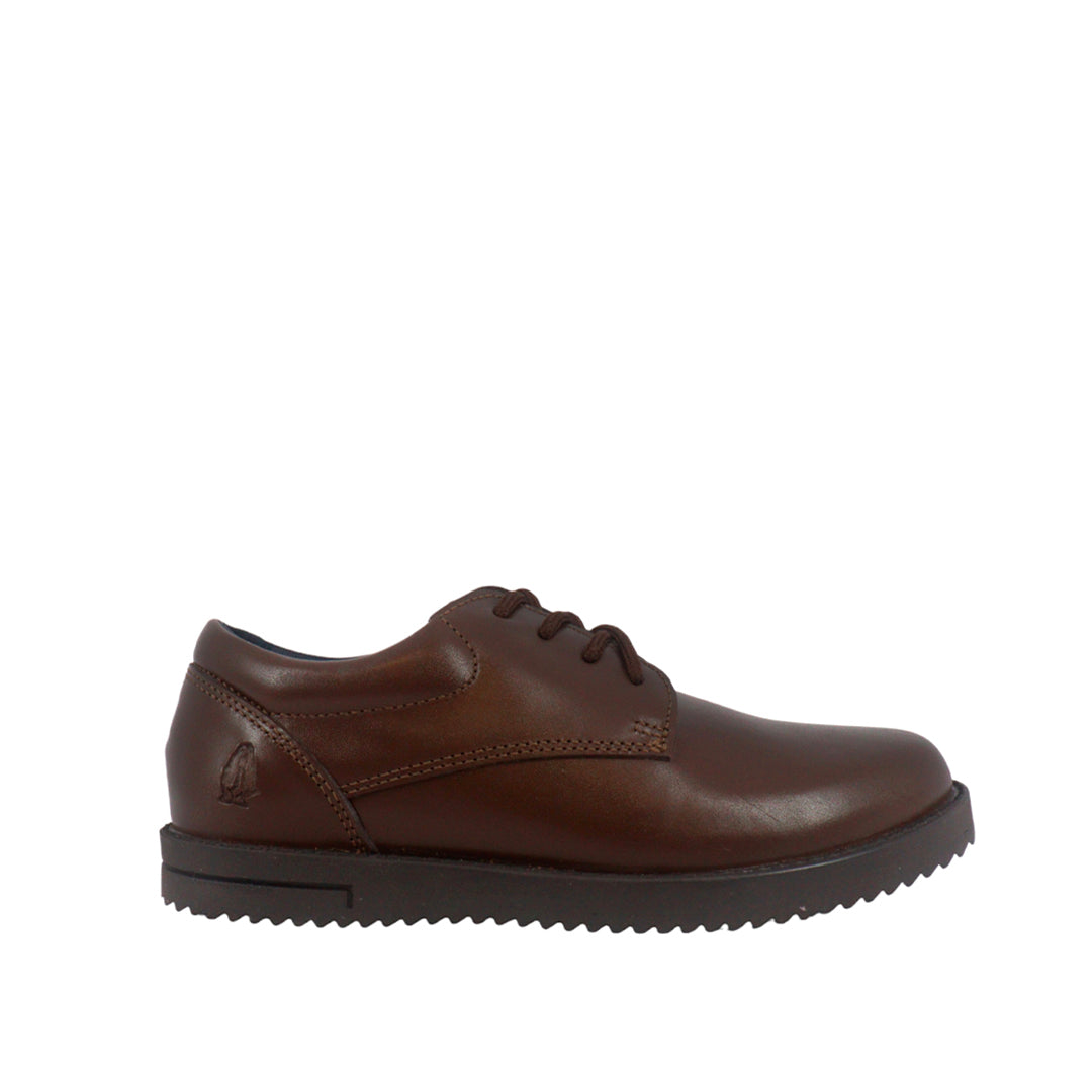 Zapatos escolares Canguru 2.0 para niño color café