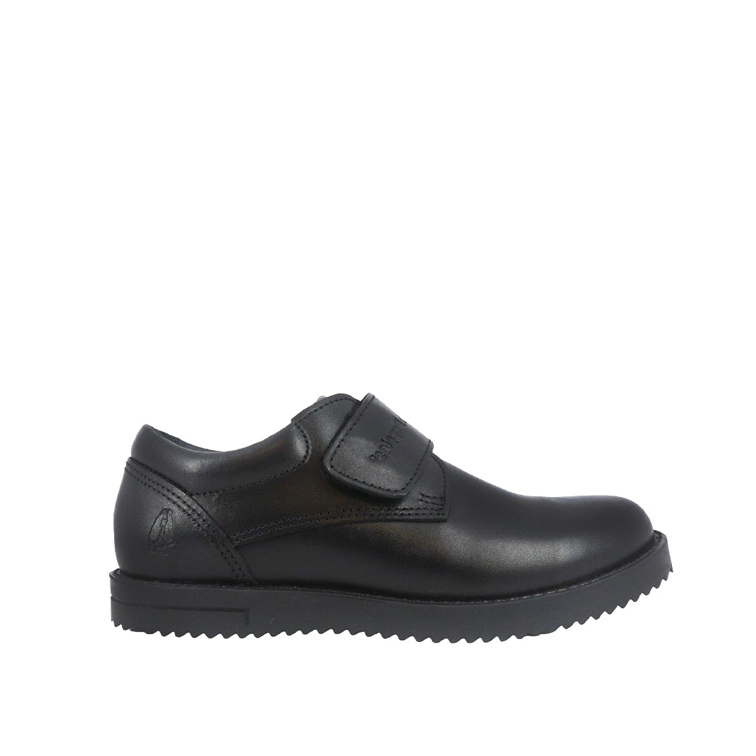 Zapatos escolares Canguru Vel 2.0 negro para niño