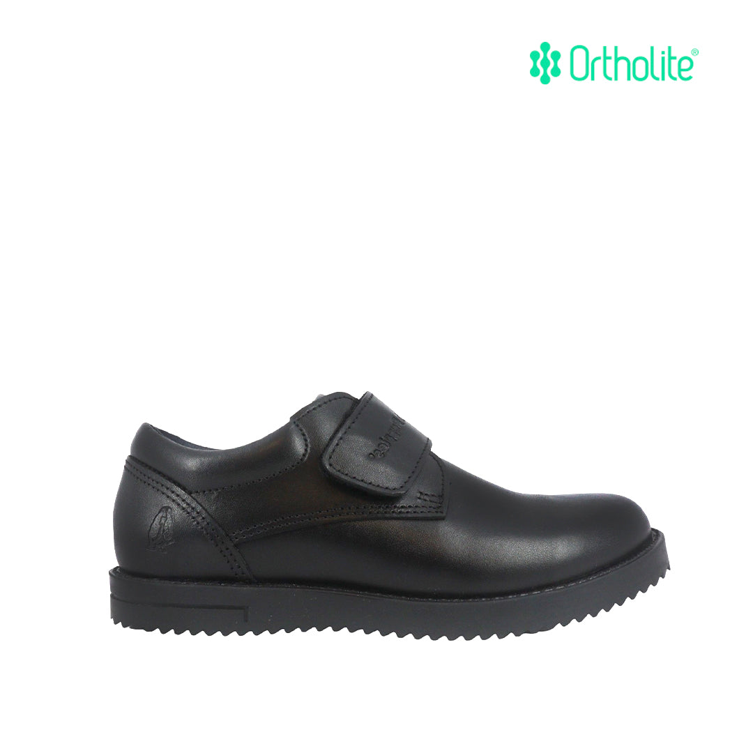 Zapatos escolares Canguru Vel 2.0 negro para niño