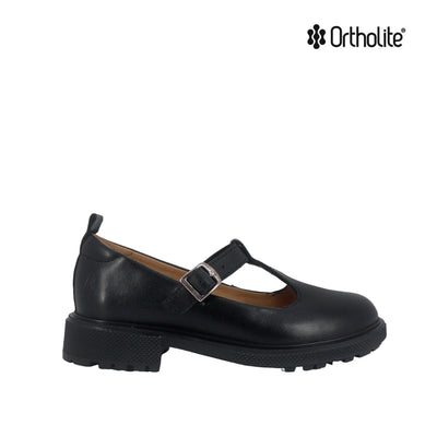 Ballerinas escolares Arianna para niña color negro