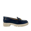 Mocasines Silvana para mujer color navy