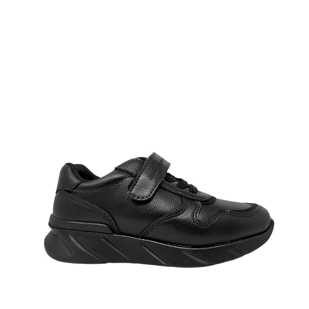 Sneakers escolares Donald para niño color negro