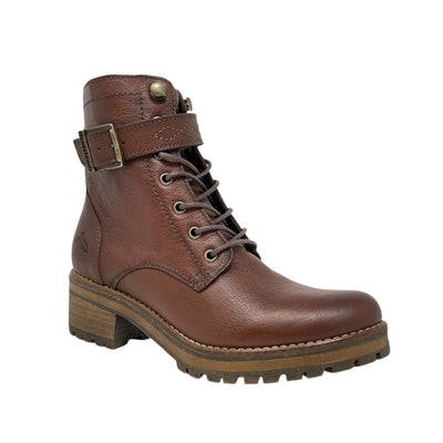 Botas de tacón Sarah color tan