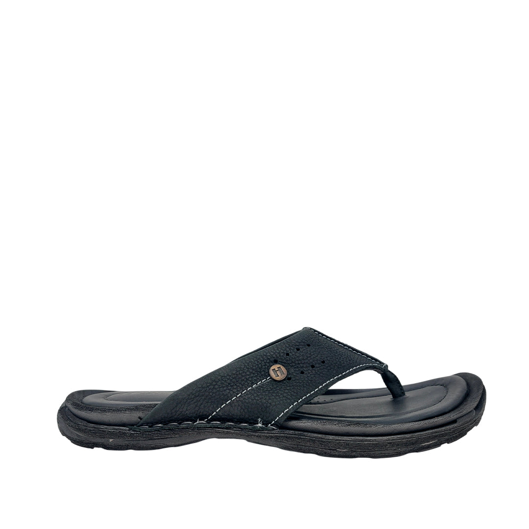 Sandalias slip on Gustav para hombre color negro