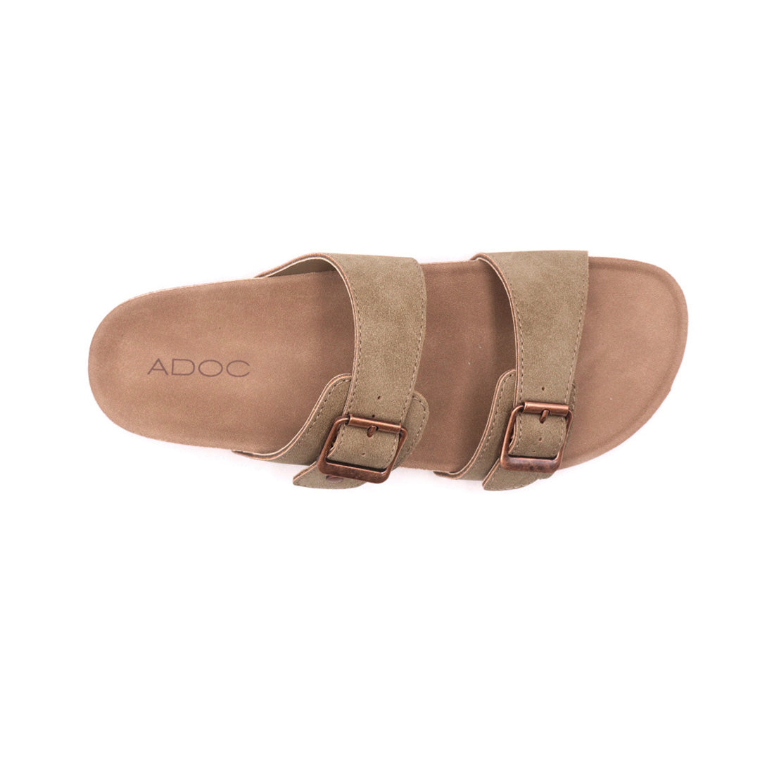 Sandalias flats Berkeley para mujer color taupe