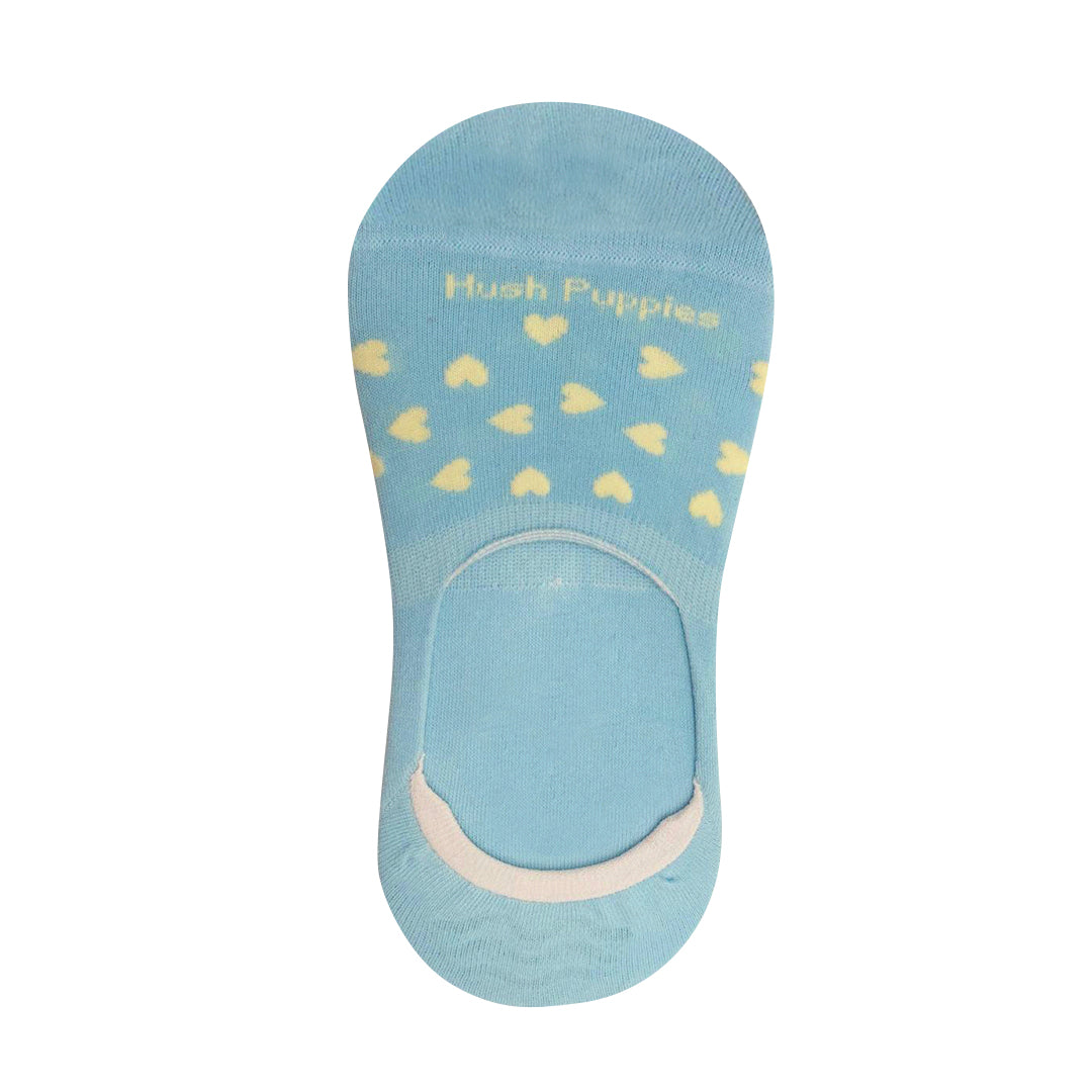 Calcetines Heart celeste para Mujer