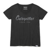 Camiseta Script vneck para Mujer