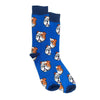 Calcetines Bulldog azul Unisex