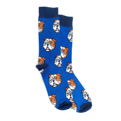 Calcetines Bulldog azul Unisex