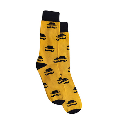 Calcetines Hats amarillo para Hombre