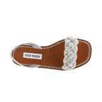 Sandalias flats Noles color plateado