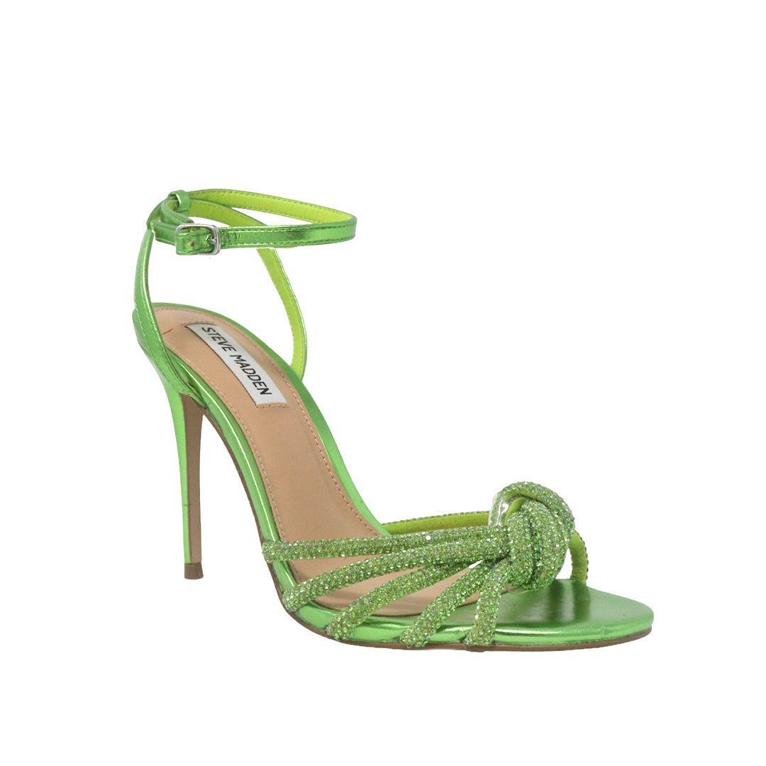 Sandalias Bedazzle verde para Mujer