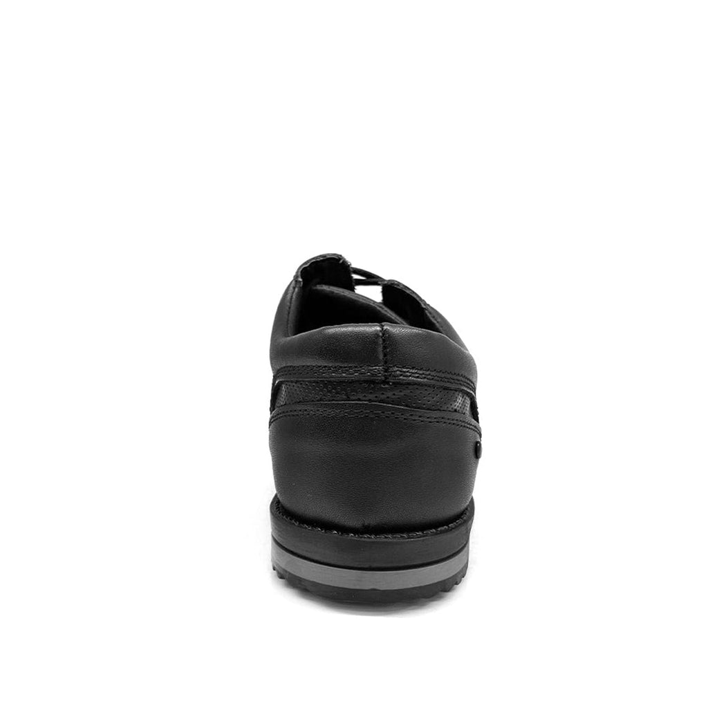 Derby shoes escolares Canguru para niño color negro