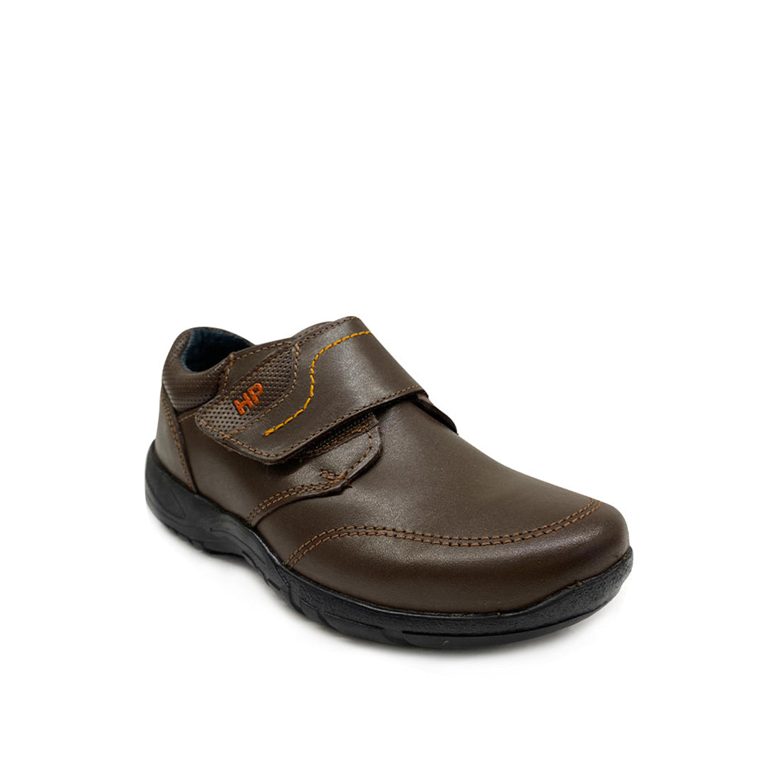 Slip on escolares Choclo Yak para niño color café