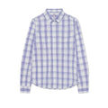 Camisa Plaid Poplin para mujer