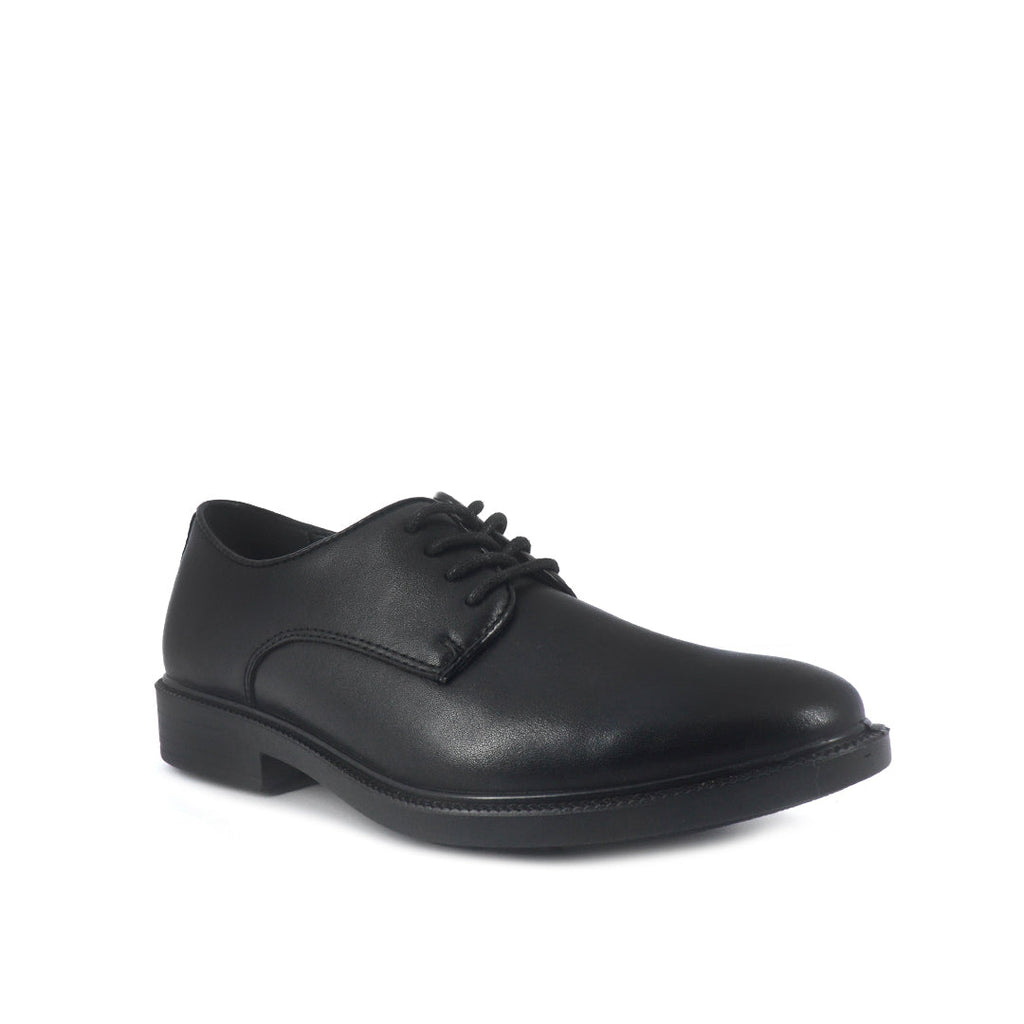 Derby shoes escolares Marcus Lu para niño color negro