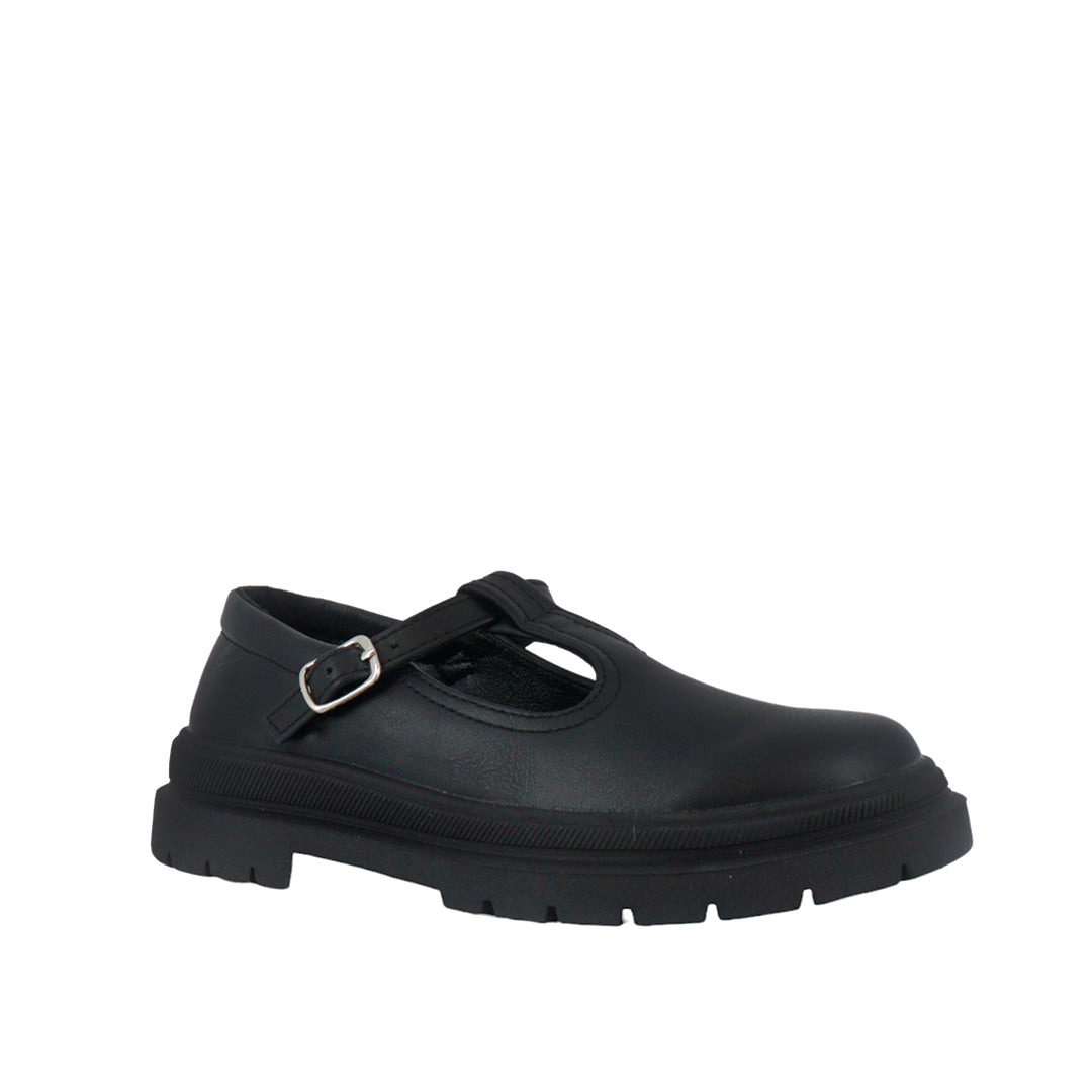 Zapatos escolares Colette color negro para niñas