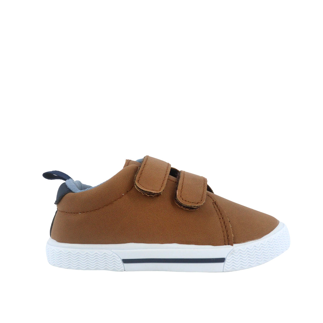 Sneakers Fede color café para infante