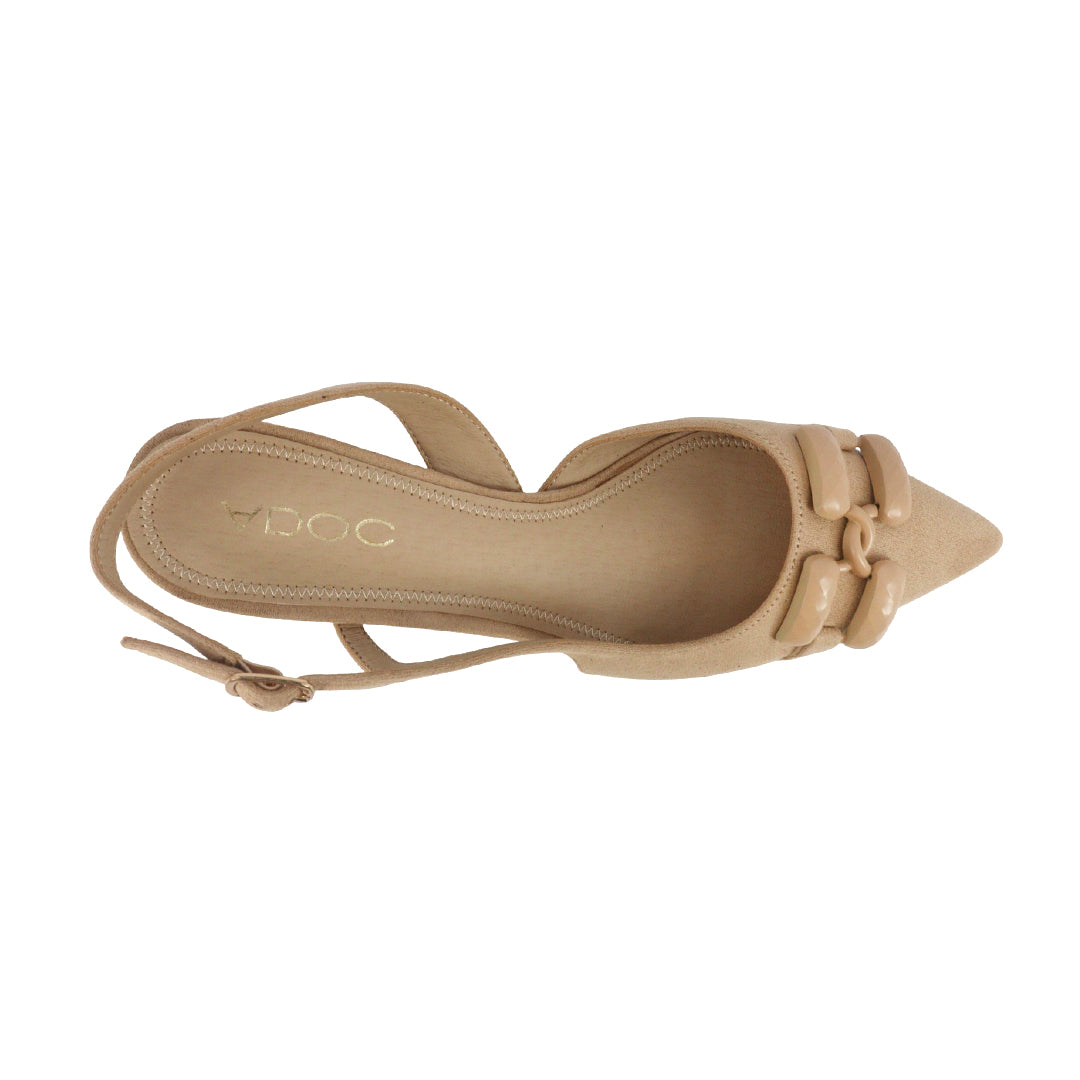 Zapatos de tacón Fabiola color taupe para mujer