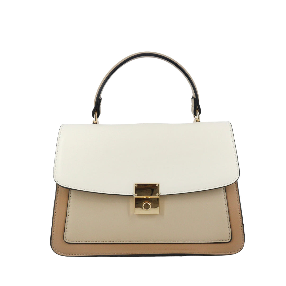 Cartera Valerie color blanco