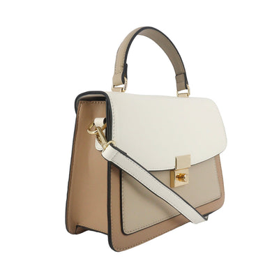 Cartera Valerie color blanco