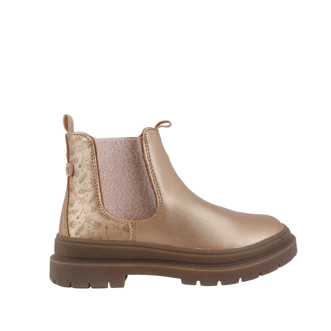 Botas Princess color oro rosa