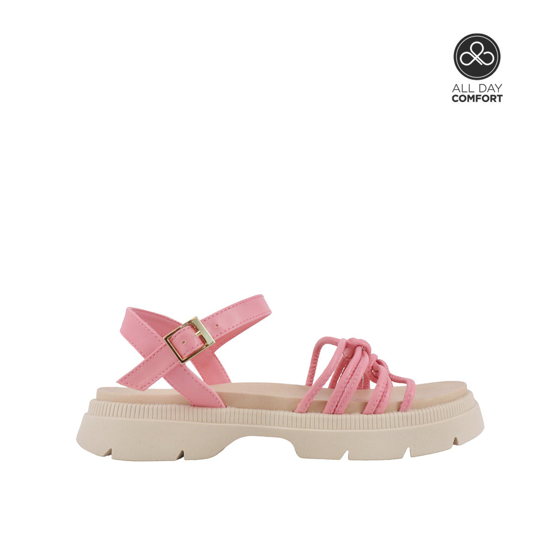 Sandalias Issadora para niña color rosado