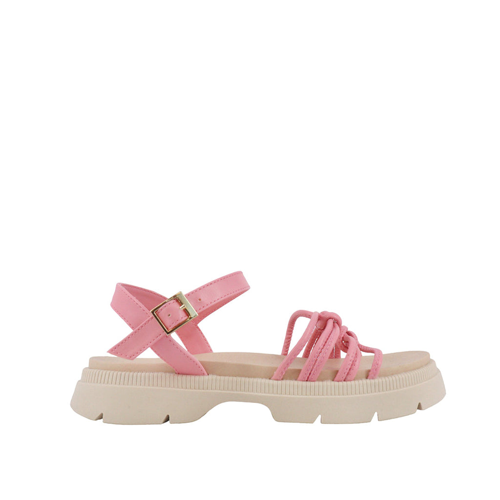 Sandalias Issadora para niña color rosado