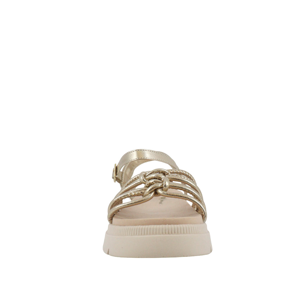 Sandalias Issadora para niña color dorada