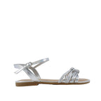 Sandalias Halsey para niña color plateado