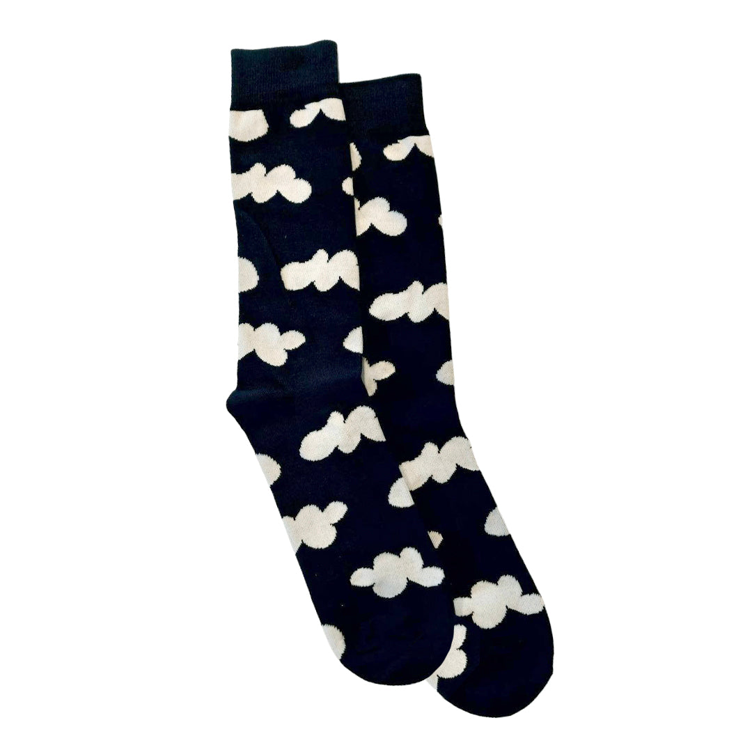 Calcetines Nubes para hombre color navy
