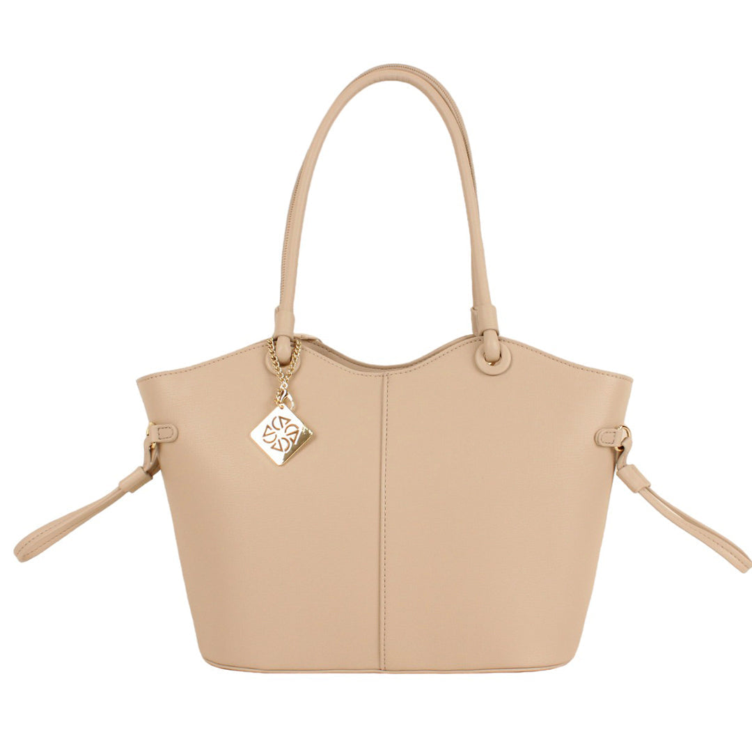 Cartera Quintina color nude