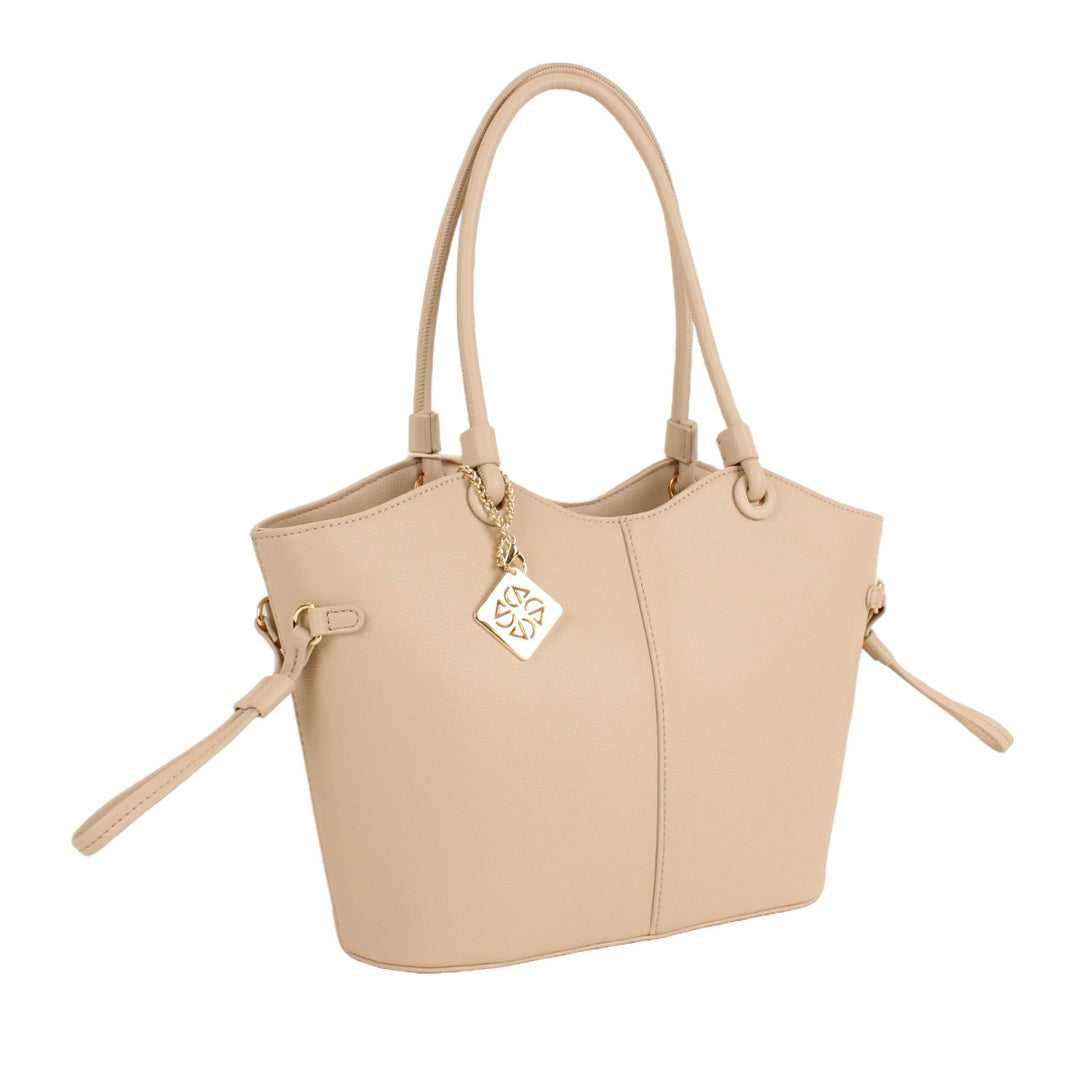 Cartera Quintina color nude