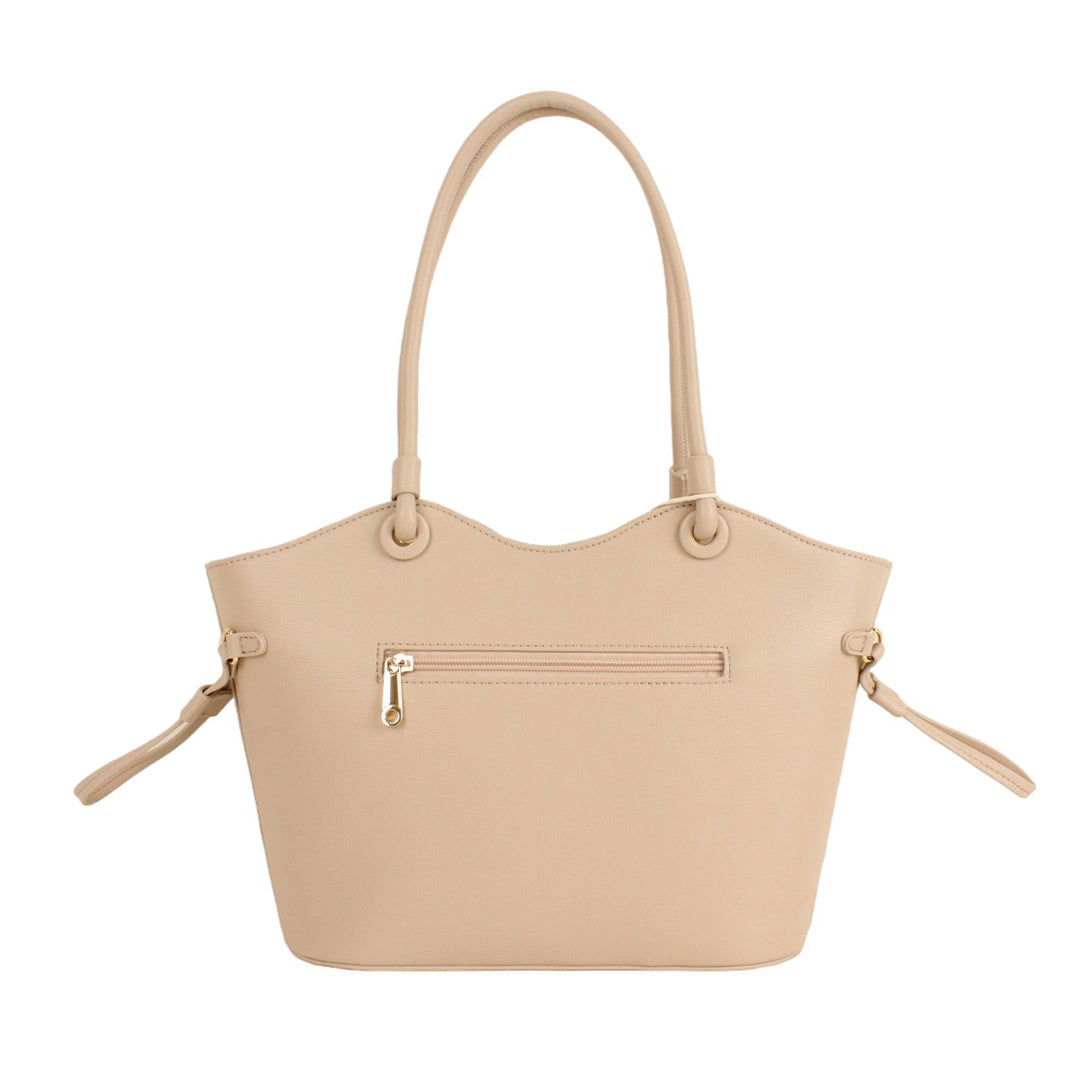 Cartera Quintina color nude
