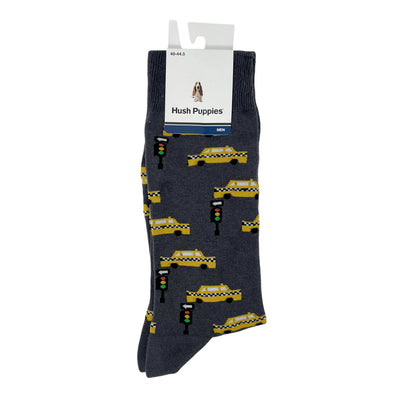 Calcetines Taxi para hombre color gris