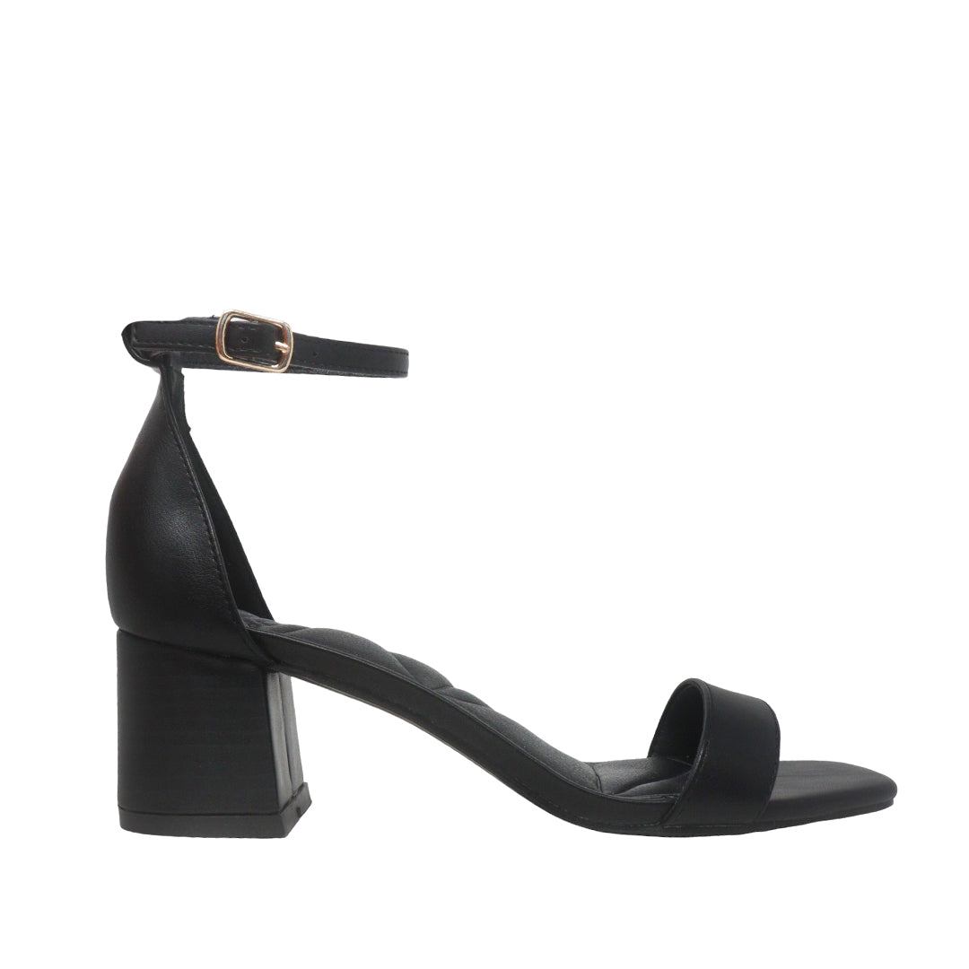 Sandalias de tacón Rocio para mujer color negro